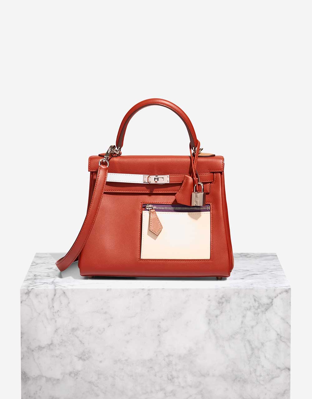 281 HERMES エルメス RYTHME(RED ) 白地 赤ライン 281 HERMES エルメス RYTHME(RED ) 白地 赤ライン 281 HERMES エルメス