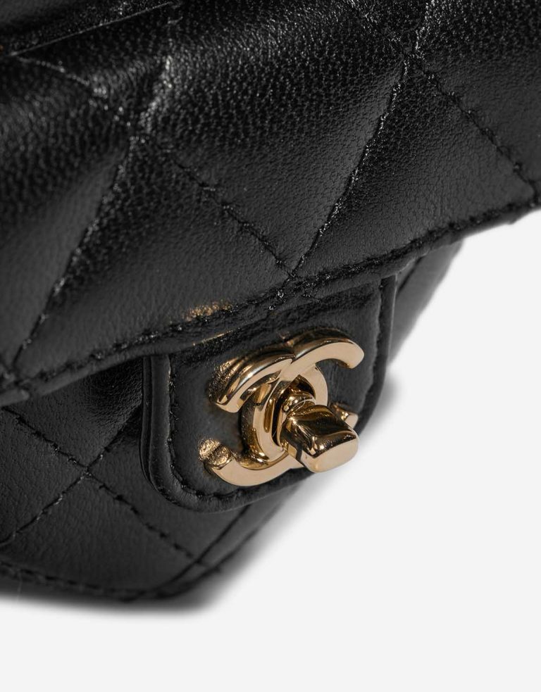 Chanel Timeless Heart Micro Lamb Black Closing System | Sell your designer bag