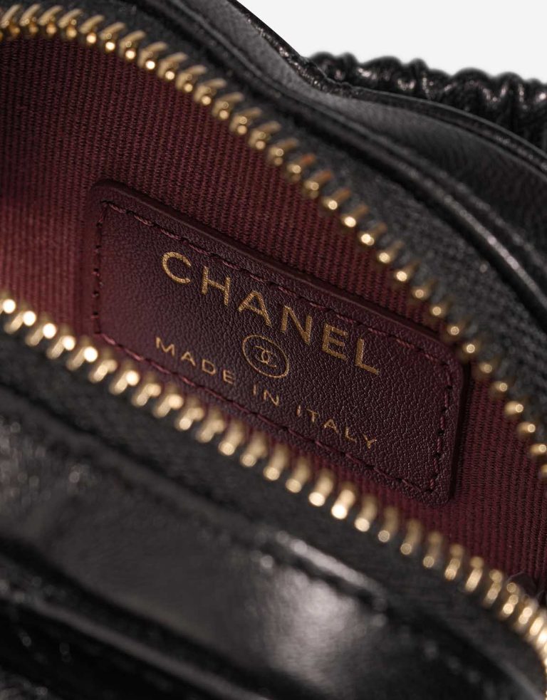 Chanel Timeless Heart Micro Lamb Black Logo | Sell your designer bag