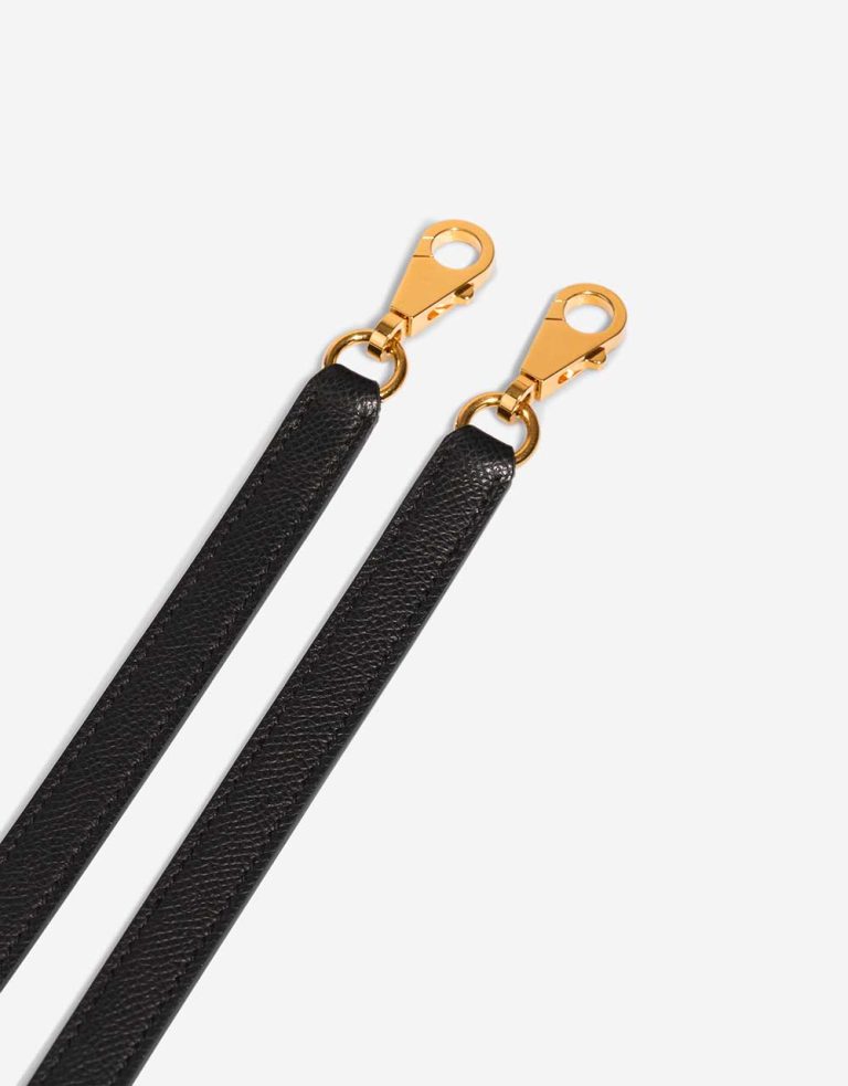 Hermès Kelly Strap Epsom Black Closing System | Sell your designer bag