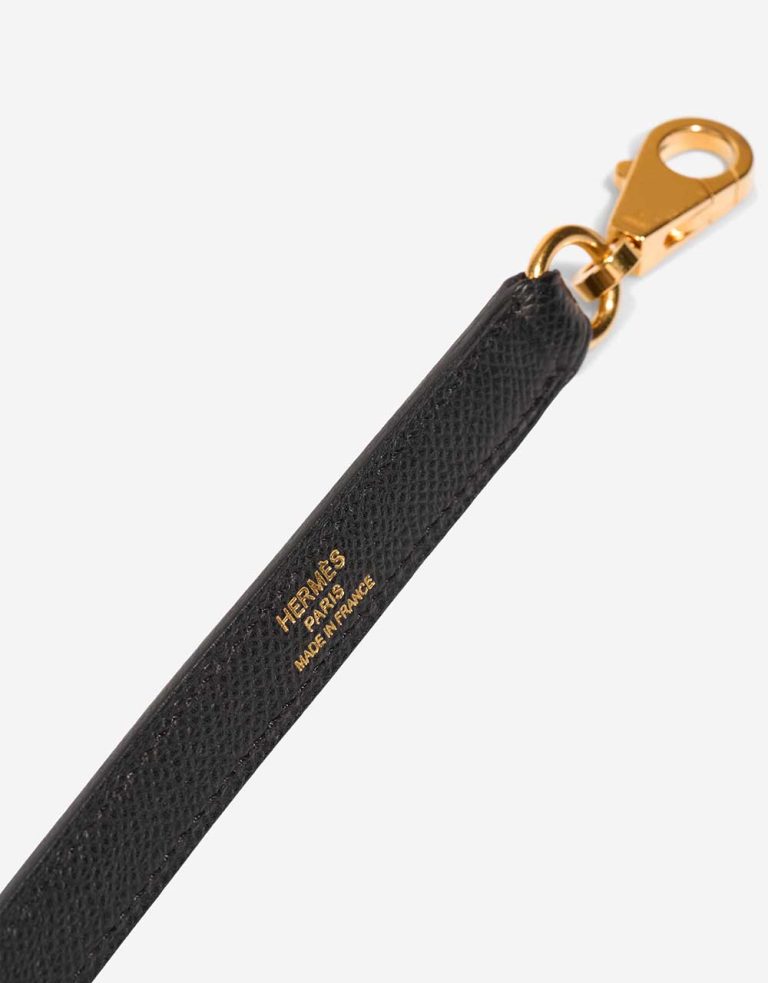Hermès Kelly Strap Epsom Black Logo | Sell your designer bag