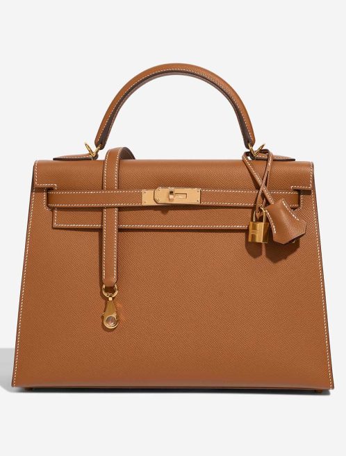 Hermès Kelly 32 Epsom Gold Front | Sell your designer bag