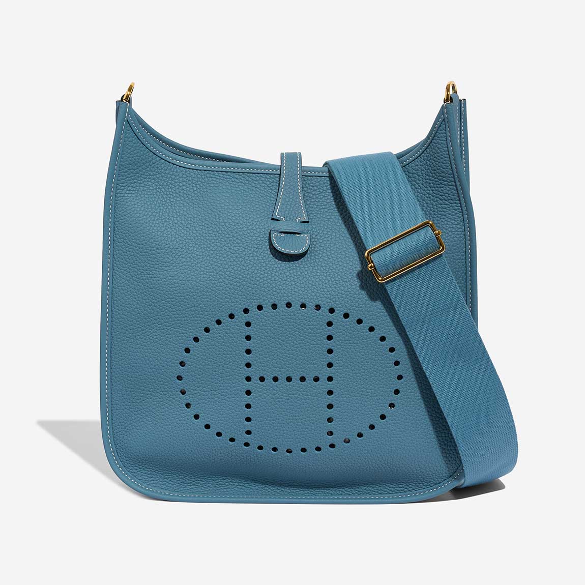 国内発送 エルメス新色ニューブルージーン HERMES Evelyne TPM 国内発送 エルメス新色ニューブルージーン HERMES Evelyne TPM
