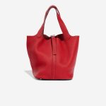 Hermès Picotin 22 Taurillon Clémence Rouge Vif Front | Sell your designer bag