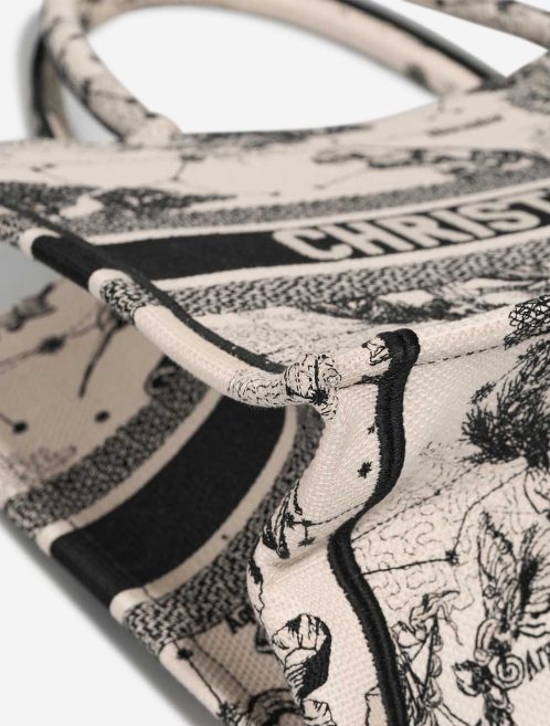 Dior Book Tote Small Canvas Beige / Black Signs of wear | Sell your designer bag