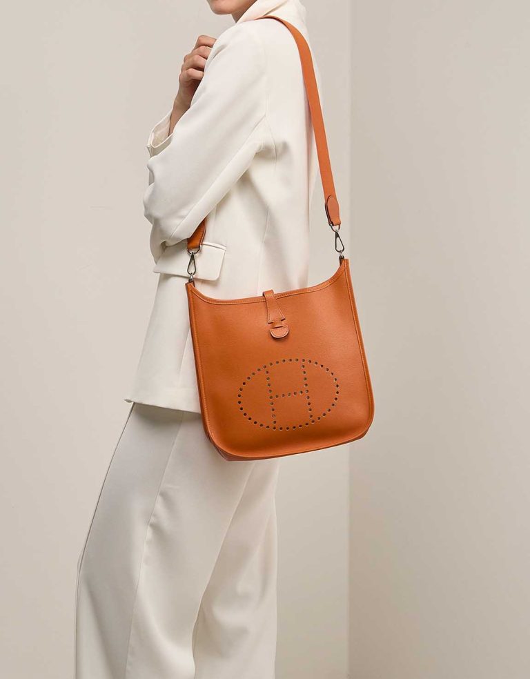 Hermès Evelyne 29 Epsom Orange H Front | Sell your designer bag