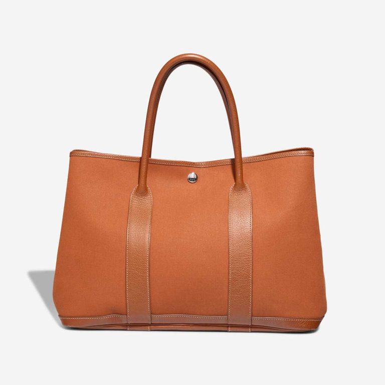 Hermès Garden Party 36 Canvas / Veau Négonda Gold Front | Sell your designer bag