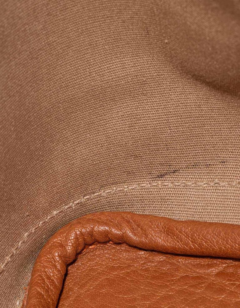 Hermès Garden Party 36 Canvas / Veau Négonda Gold Signs of wear | Sell your designer bag