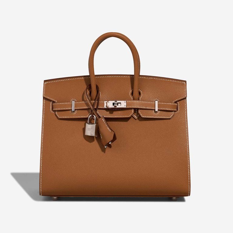Hermès Birkin 25 Sellier Epsom Gold  Front | Sell your designer bag