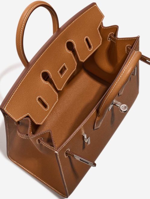 Hermès Birkin 25 Sellier Epsom Gold  Inside | Sell your designer bag