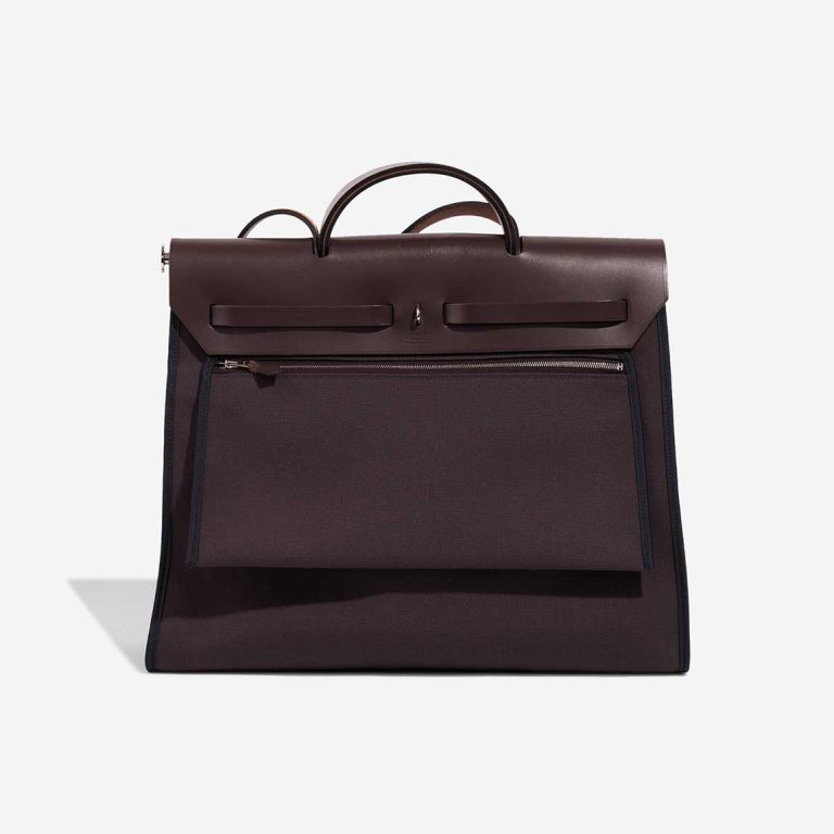 Hermès Herbag 39 Vache Hunter / Toile Dark Burgundy | Sell your designer bag