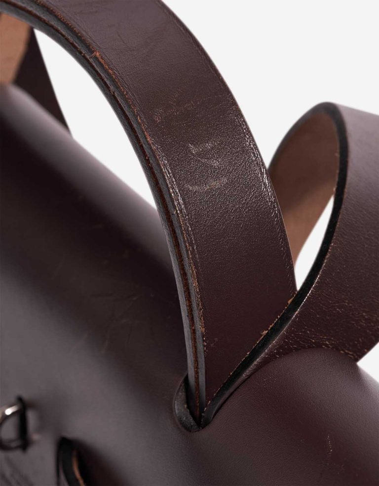 Hermès Herbag 39 Vache Hunter / Toile Dark Burgundy Signs of wear | Sell your designer bag