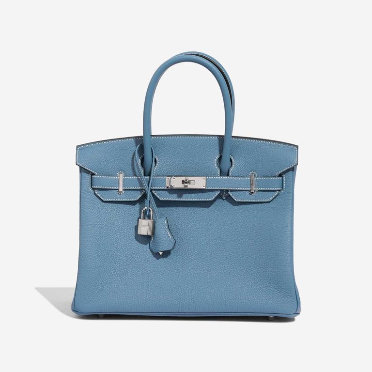 Hermès Birkin 30 Togo Bleu Jean Front | Sell your designer bag