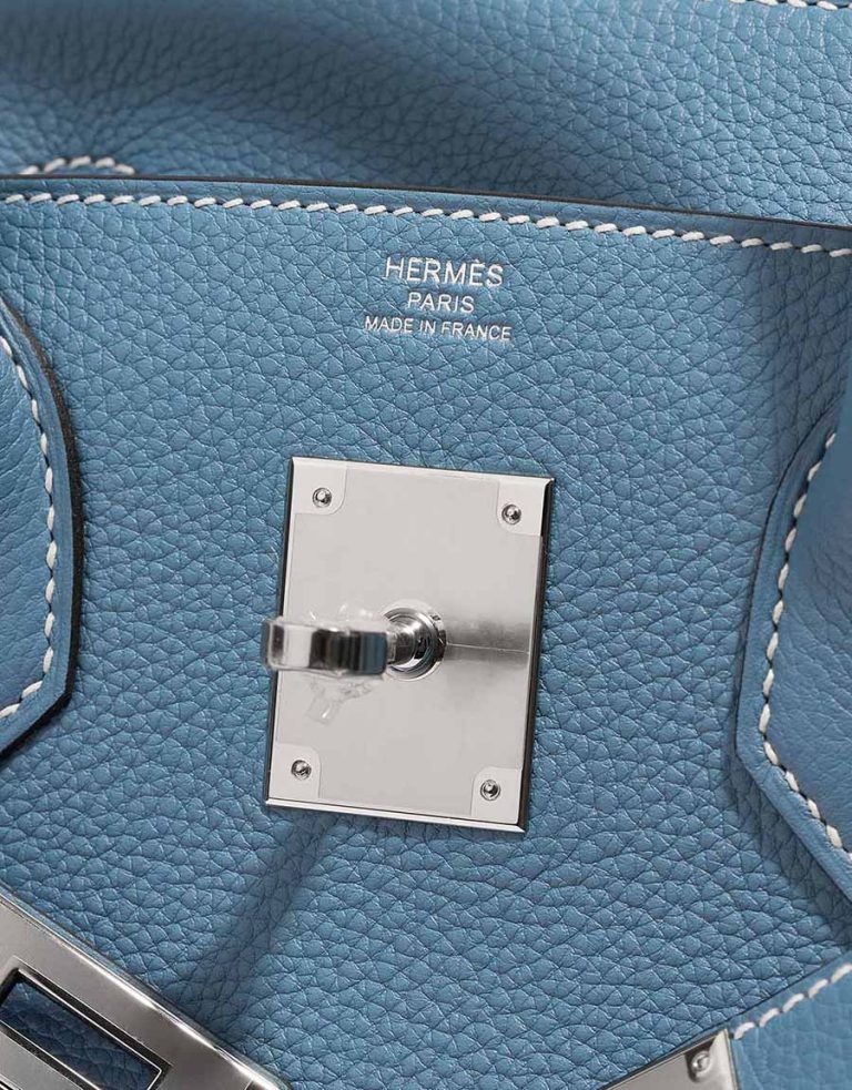 Hermès Birkin 30 Togo Bleu Jean Logo | Sell your designer bag