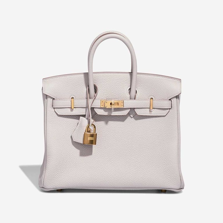 Hermès Birkin 25 Togo Gris Perle Front | Sell your designer bag
