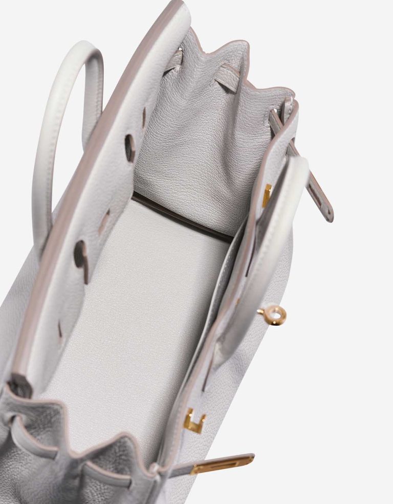 Hermès Birkin 25 Togo Gris Perle Inside | Sell your designer bag