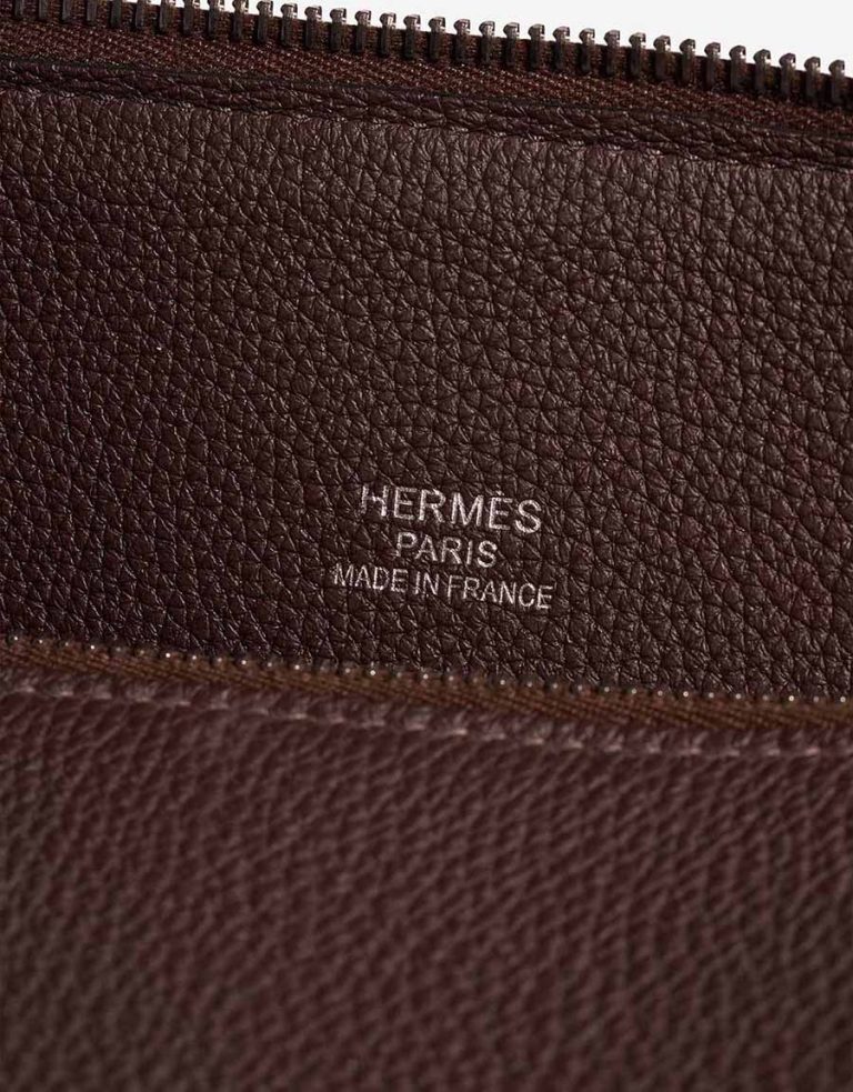 Hermès Bolide 1923 45 Togo Cacao Logo | Sell your designer bag