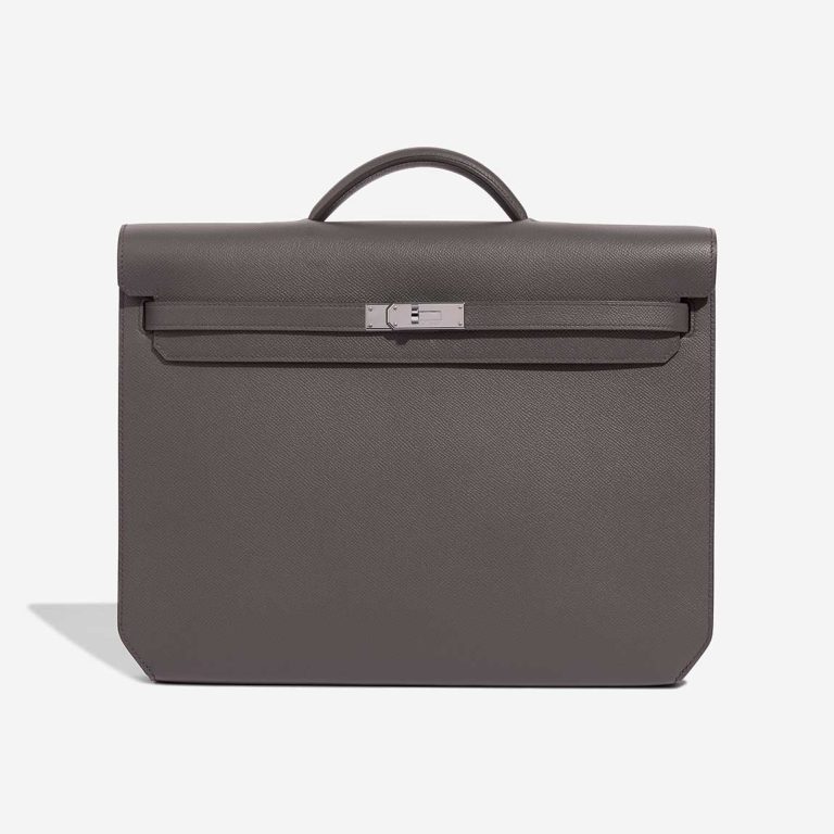 Hermès Kelly Dépêches 36 Epsom Étain Front | Sell your designer bag