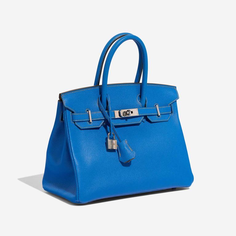 Hermès Birkin HSS 30 Chèvre Mysore Bleu Hydra / Jaune Ambre | Sell your designer bag