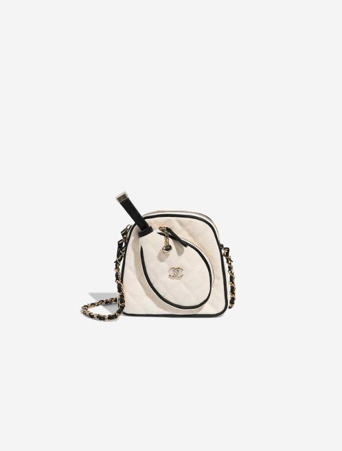 Chanel Tennis Bag Monte-Carlo Mini Canvas White  Front | Sell your designer bag