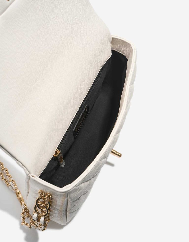 Chanel Timeless Medium Caviar White Inside | Sell your designer bag