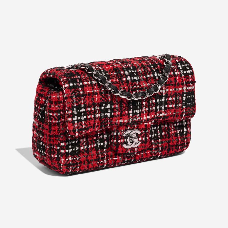 Chanel Timeless Mini Rectangular Tweed Red / Black | Sell your designer bag