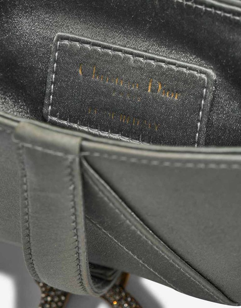 Dior Saddle Satin Grey Logo | Sell your designer bag