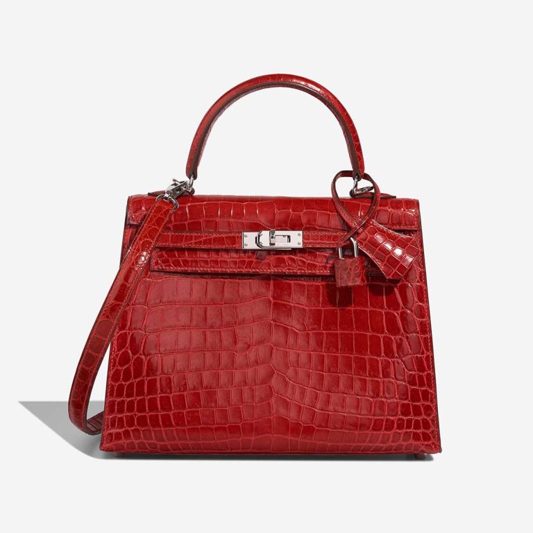 Hermès Kelly 25 Niloticus Crocodile Braise Front | Sell your designer bag