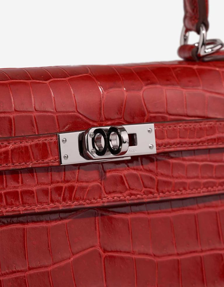 Hermès Kelly 25 Niloticus Crocodile Braise Closing System | Sell your designer bag