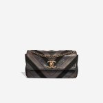 Chanel Timeless Medium Lamb / Suede Black / Brown Front | Sell your designer bag