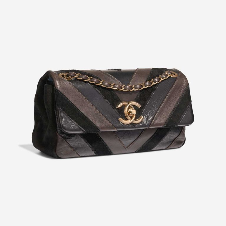 Chanel Timeless Medium Lamb / Suede Black / Brown | Sell your designer bag