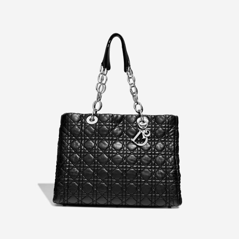 Dior Shopper Lamb Black Front | Sell your designer bag