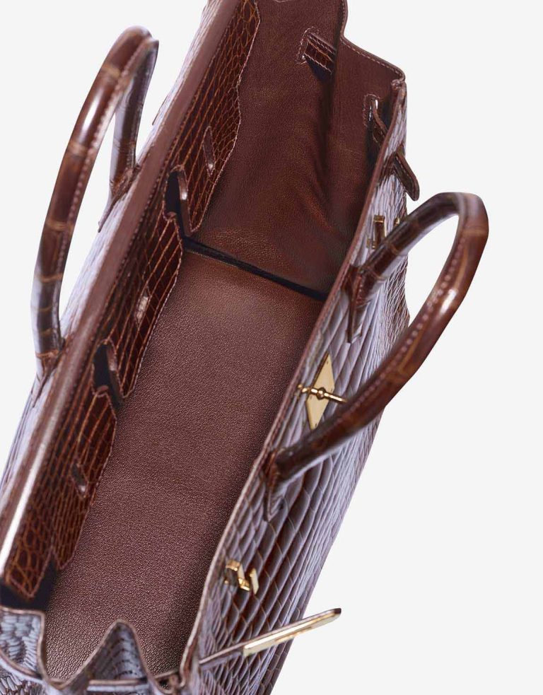 Hermès Birkin 35 Porosus Crocodile Marron Inside | Sell your designer bag