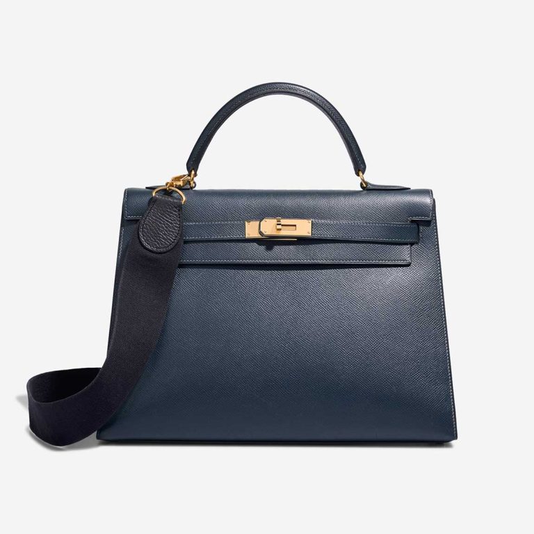 Hermès Kelly 32 Epsom Vert Foncé Front | Sell your designer bag