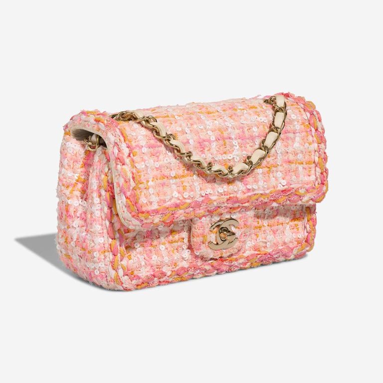 Chanel Timeless Mini Rectangular Tweed Pink | Sell your designer bag