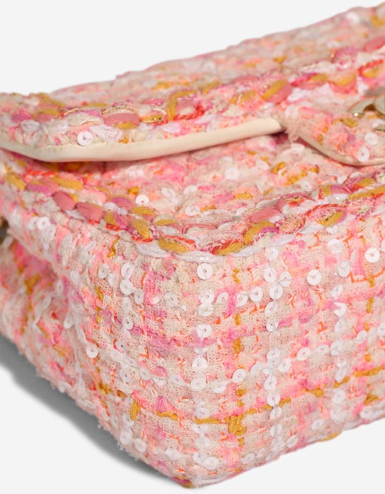 Chanel Timeless Mini Rectangular Tweed Pink Signs of wear | Sell your designer bag