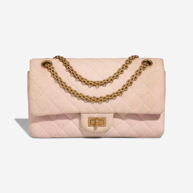 Chanel 2.55 Reissue 225 Tweed Nude Front | Sell your designer bag