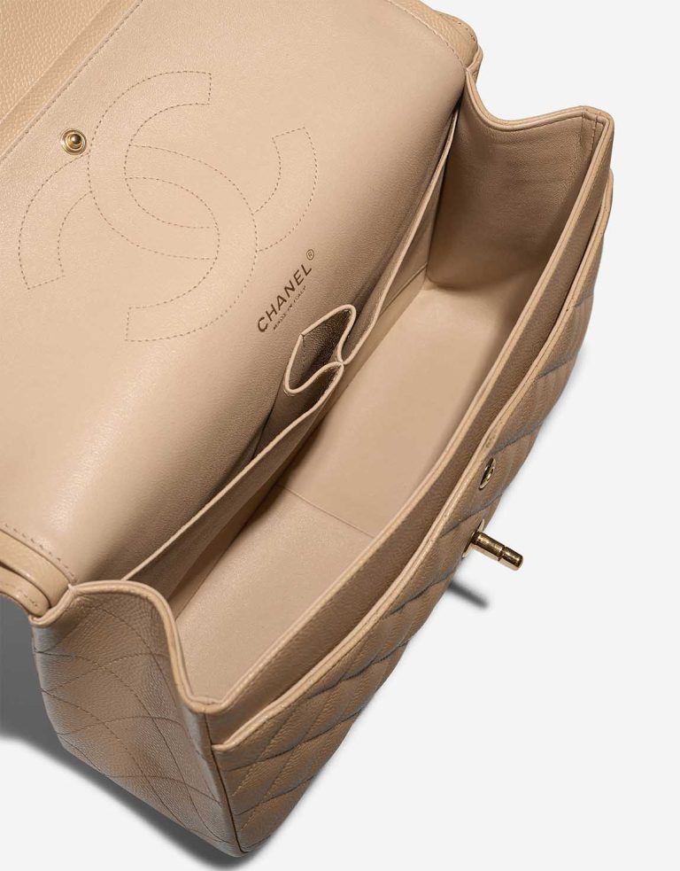 Chanel Timeless Jumbo Caviar Beige Inside | Sell your designer bag