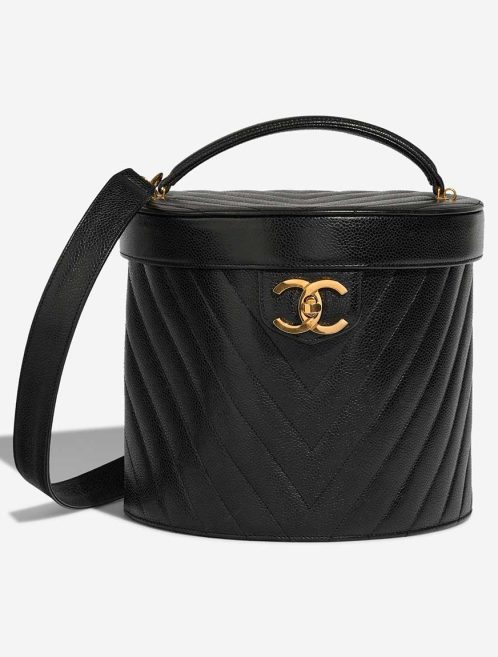 Chanel Vanity Large Lamb Black Front | Sell your designer bag