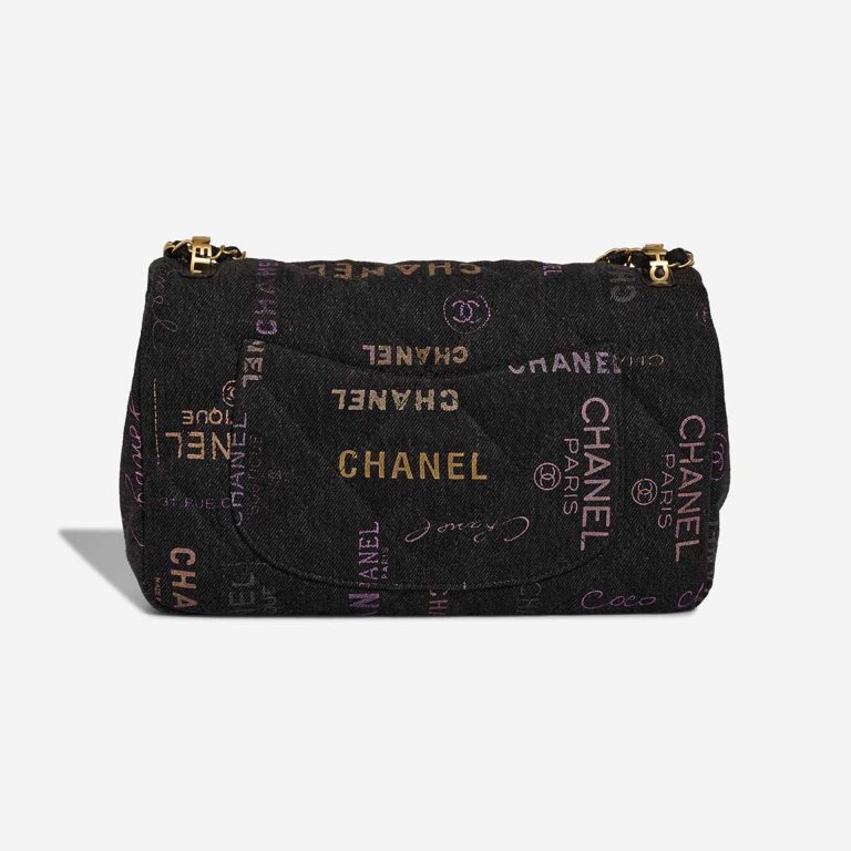 Chanel Timeless 22P Medium Denim Anthracite / Multicolour | Sell your designer bag