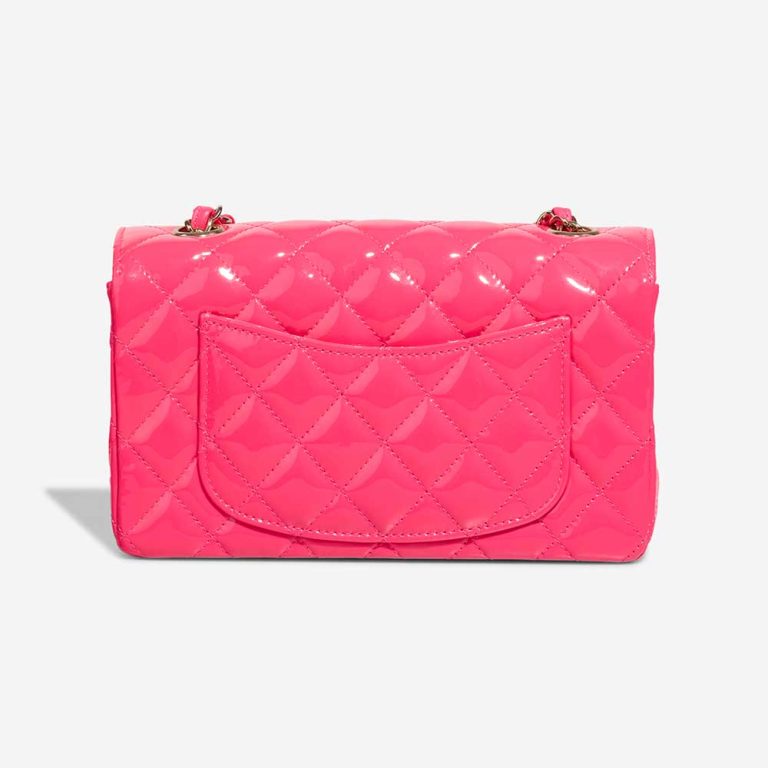 Chanel Timeless Mini Rectangular Patent Neon Pink | Sell your designer bag
