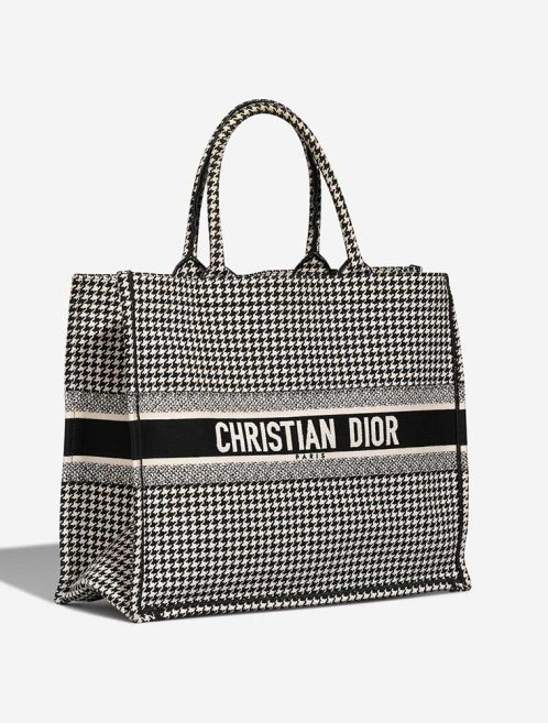 Dior Book Tote Large Canvas Black / White | Sell your designer bag