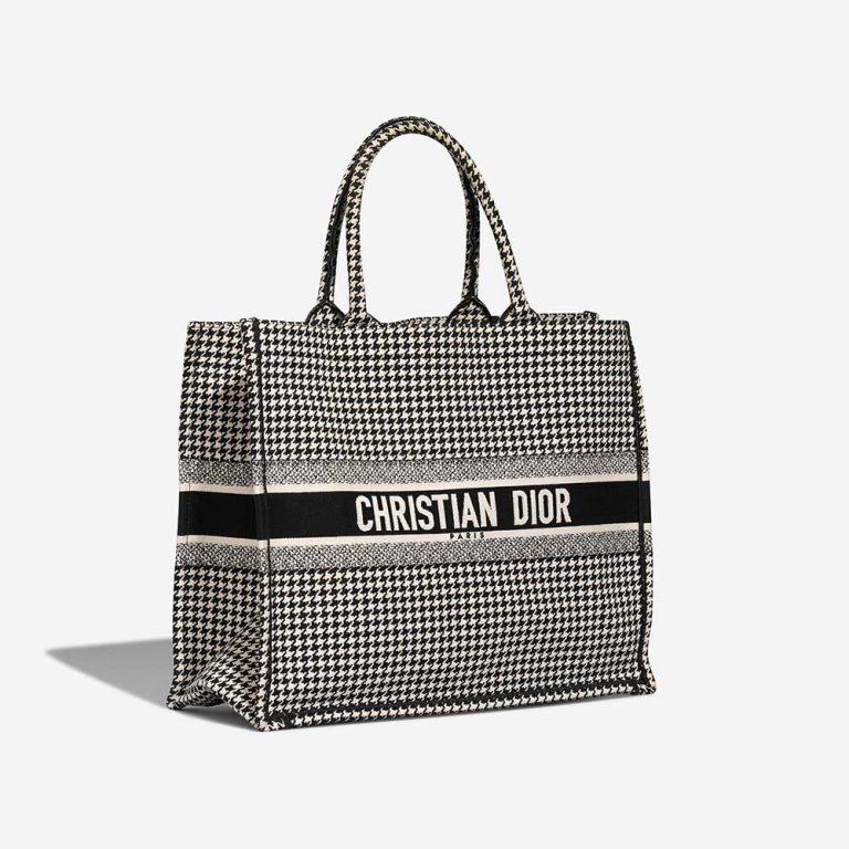 Dior Book Tote Large Canvas Black / White | Sell your designer bag