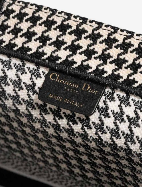 Dior Book Tote Large Canvas Black / White Logo | Sell your designer bag