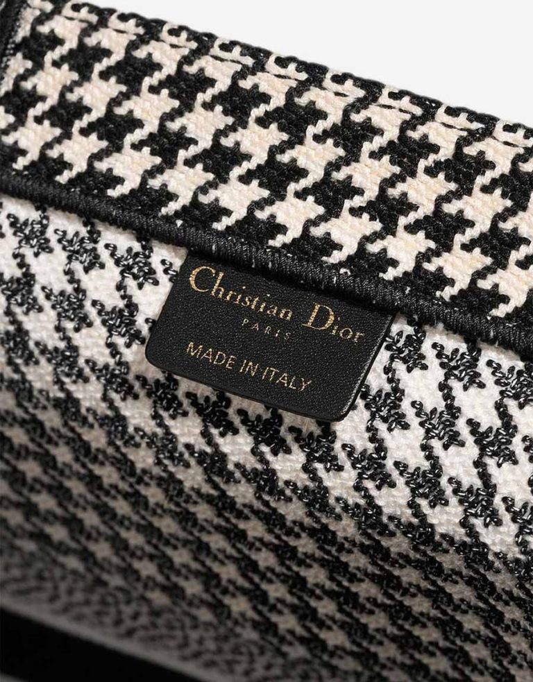 Dior Book Tote Large Canvas Black / White Logo | Sell your designer bag