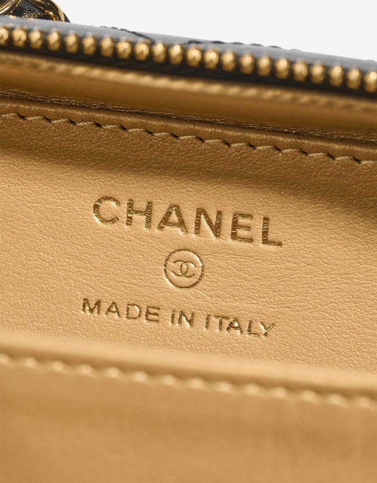 Chanel Vanity Extra Mini Lamb / Metal Black / Gold Logo | Sell your designer bag