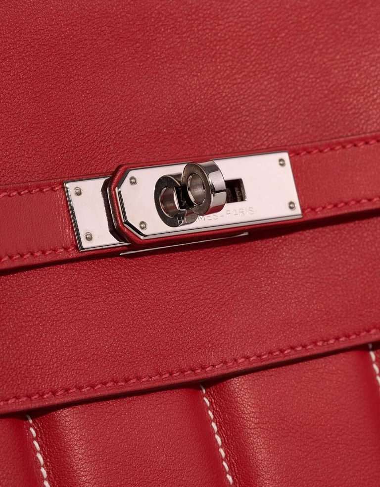 Hermès Berline 28 Swift Rouge de Coeur / Craie  Closing System | Sell your designer bag