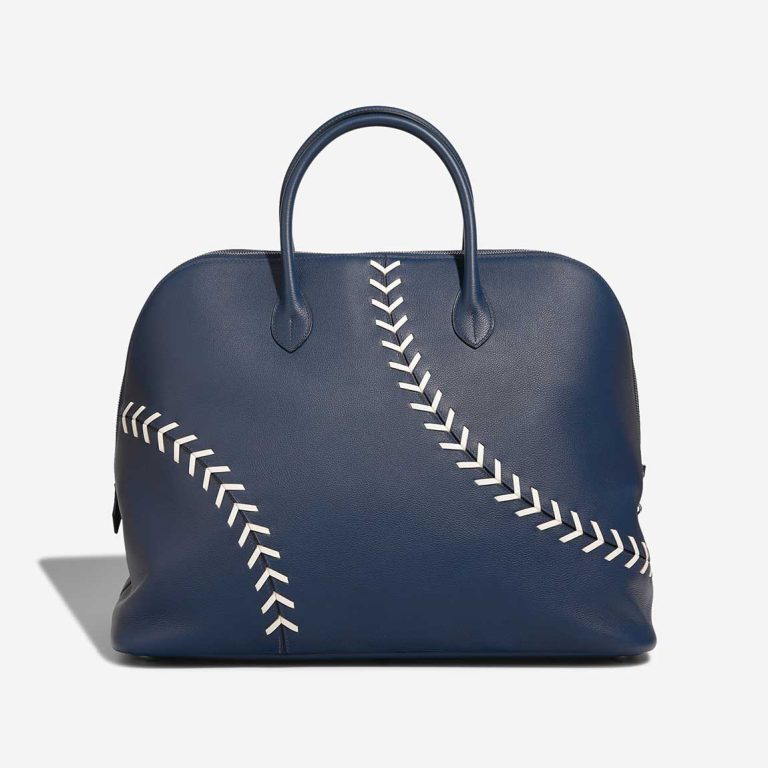 Hermès Bolide Baseball 45 Evercolor Bleu de Malte / Craie | Sell your designer bag