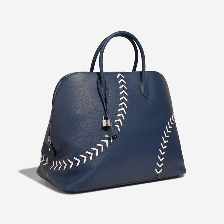 Hermès Bolide Baseball 45 Evercolor Bleu de Malte / Craie | Sell your designer bag
