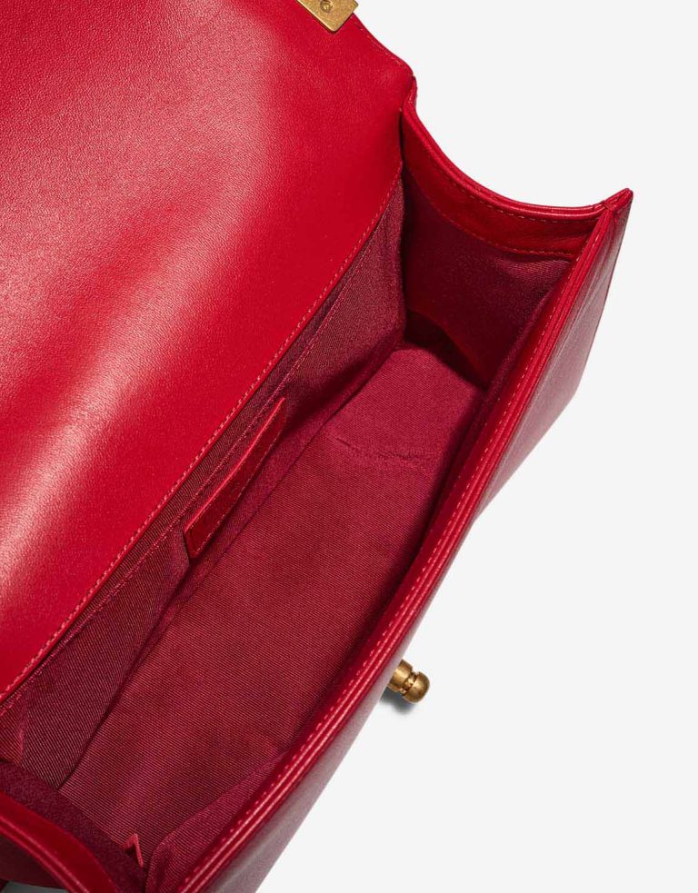 Chanel Boy Medium Calf Red Inside | Sell your designer bag